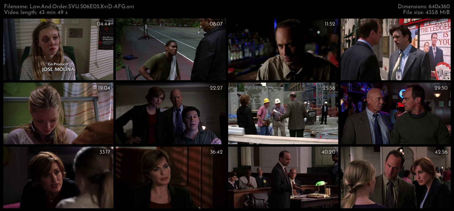 Law And Order SVU S06E05 XviD AFG TGx