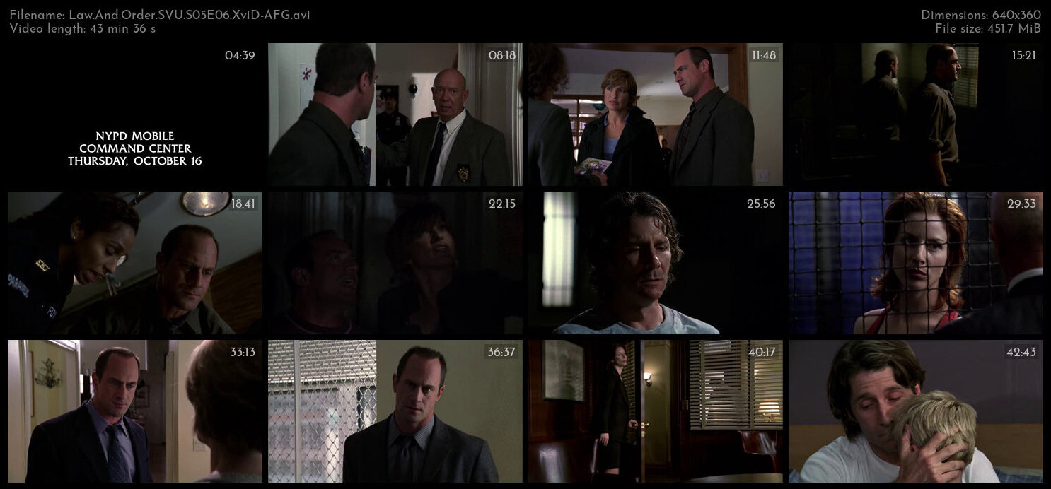 Law And Order SVU S05E06 XviD AFG TGx