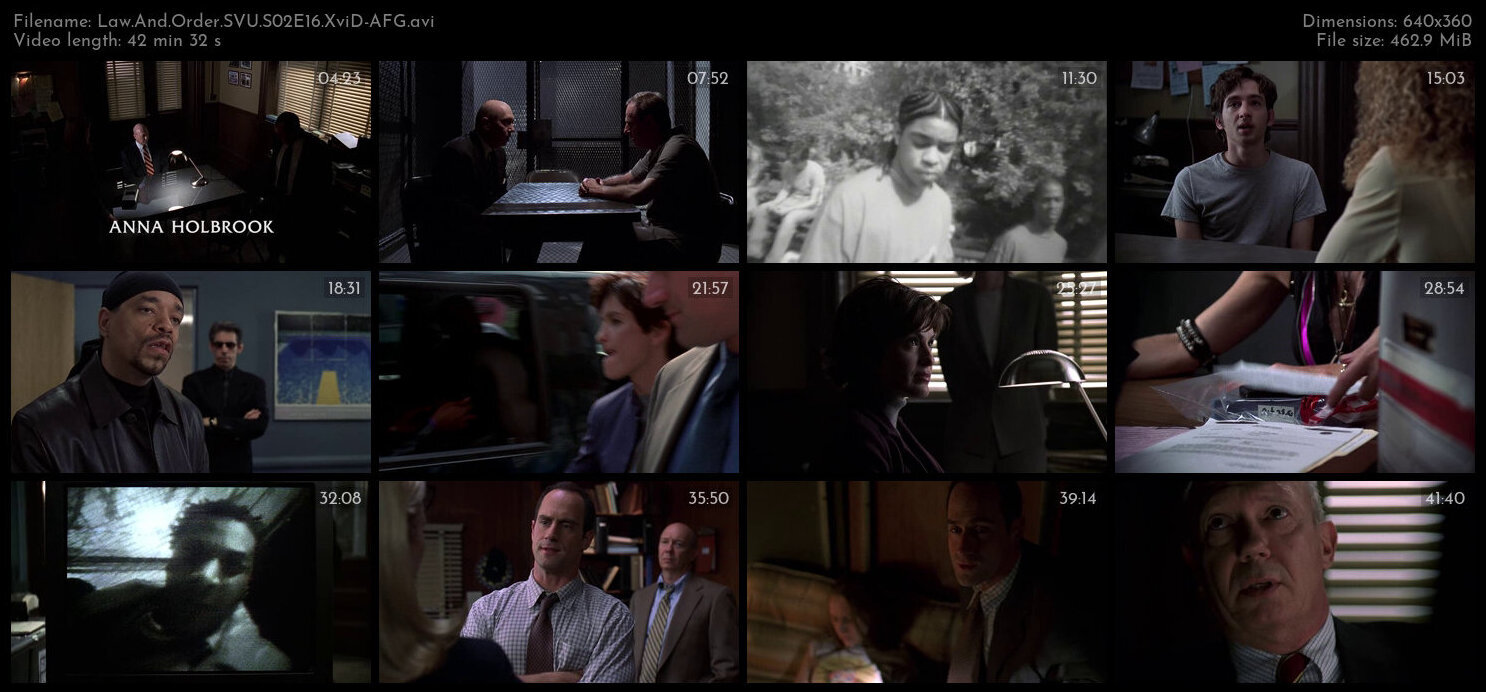 Law And Order SVU S02E16 XviD AFG TGx