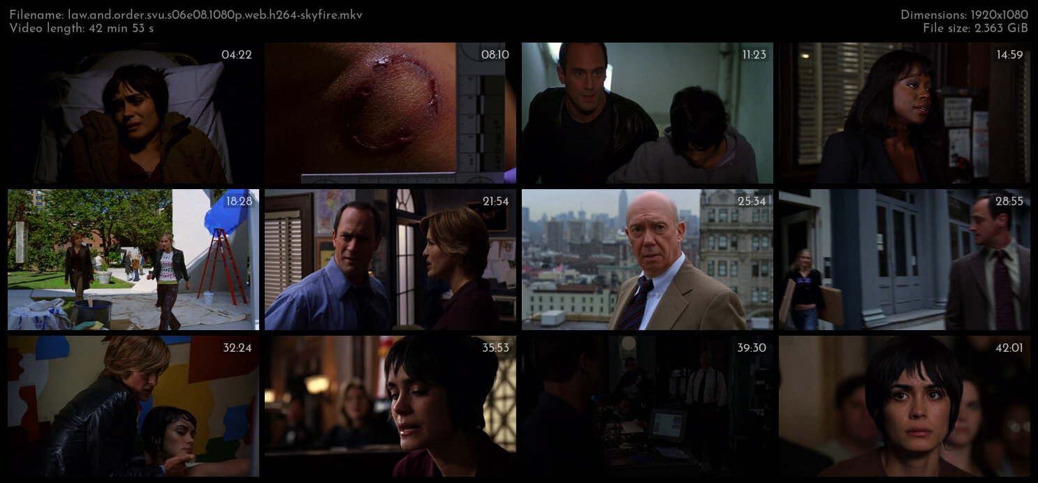 Law And Order SVU S06E08 1080p WEB H264 SKYFiRE TGx