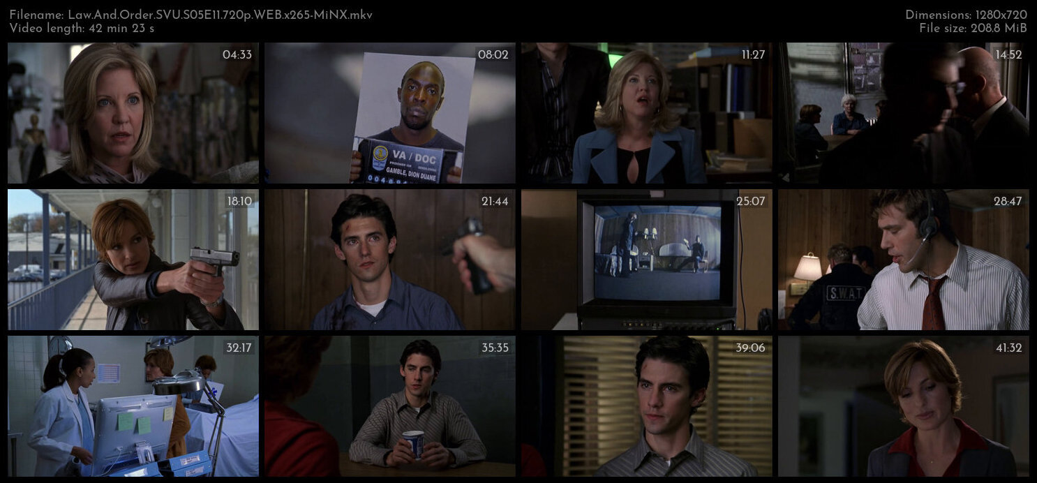 Law And Order SVU S05E11 720p WEB x265 MiNX TGx