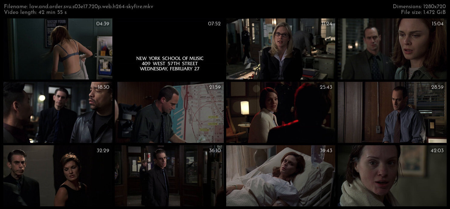 Law And Order SVU S03E17 720p WEB H264 SKYFiRE TGx