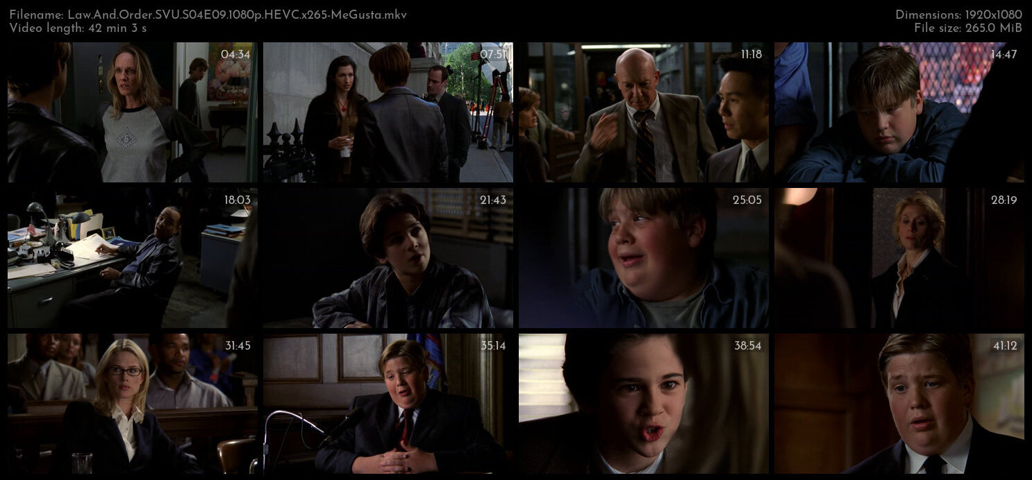 Law And Order SVU S04E09 1080p HEVC x265 MeGusta TGx