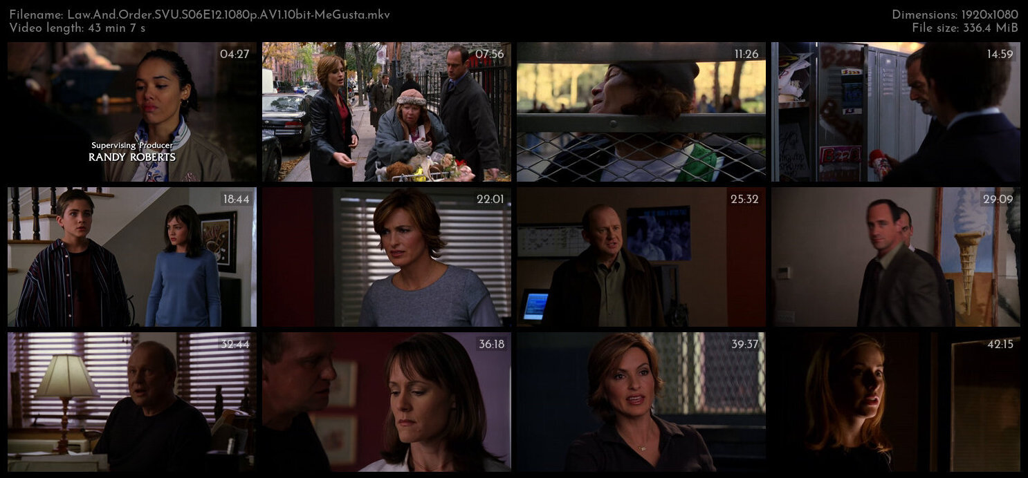 Law And Order SVU S06E12 1080p AV1 10bit MeGusta TGx