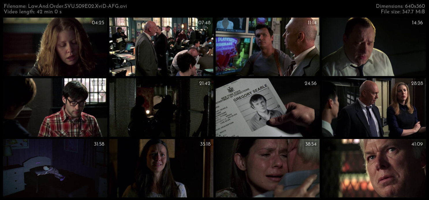 Law And Order SVU S09E02 XviD AFG TGx