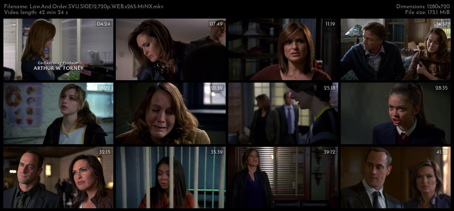 Law And Order SVU S10E12 720p WEB x265 MiNX TGx