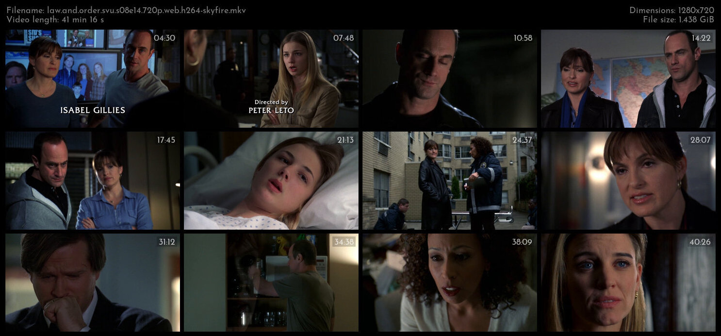 Law And Order SVU S08E14 720p WEB H264 SKYFiRE TGx