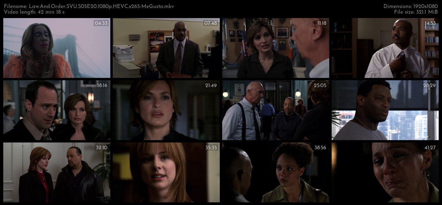 Law And Order SVU S05E20 1080p HEVC x265 MeGusta TGx