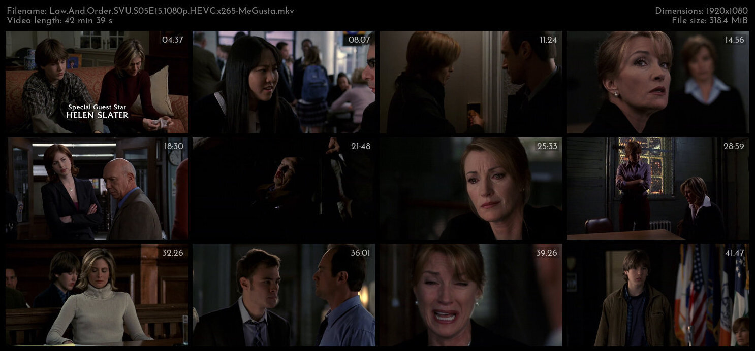 Law And Order SVU S05E15 1080p HEVC x265 MeGusta TGx