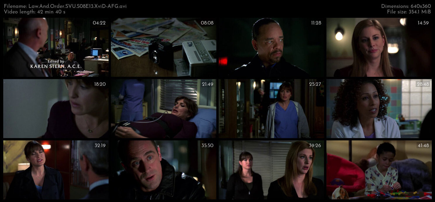 Law And Order SVU S08E13 XviD AFG TGx