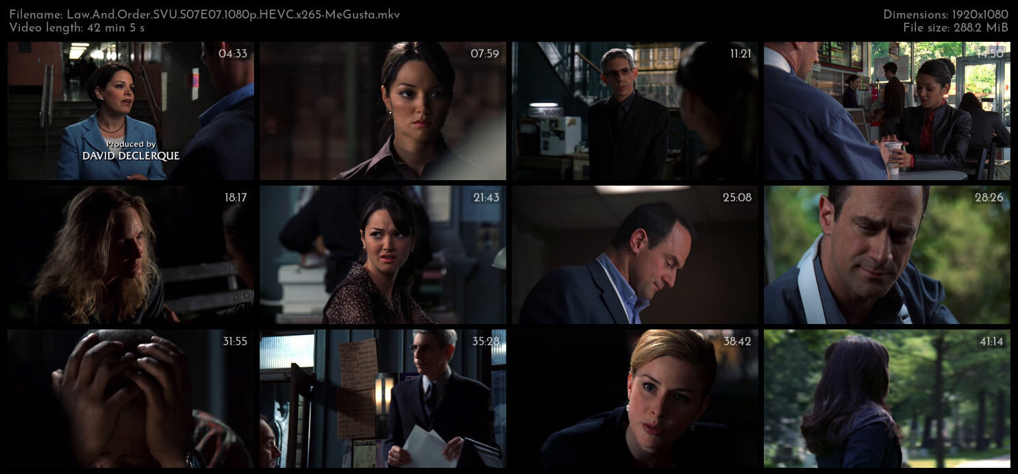 Law And Order SVU S07E07 1080p HEVC x265 MeGusta TGx