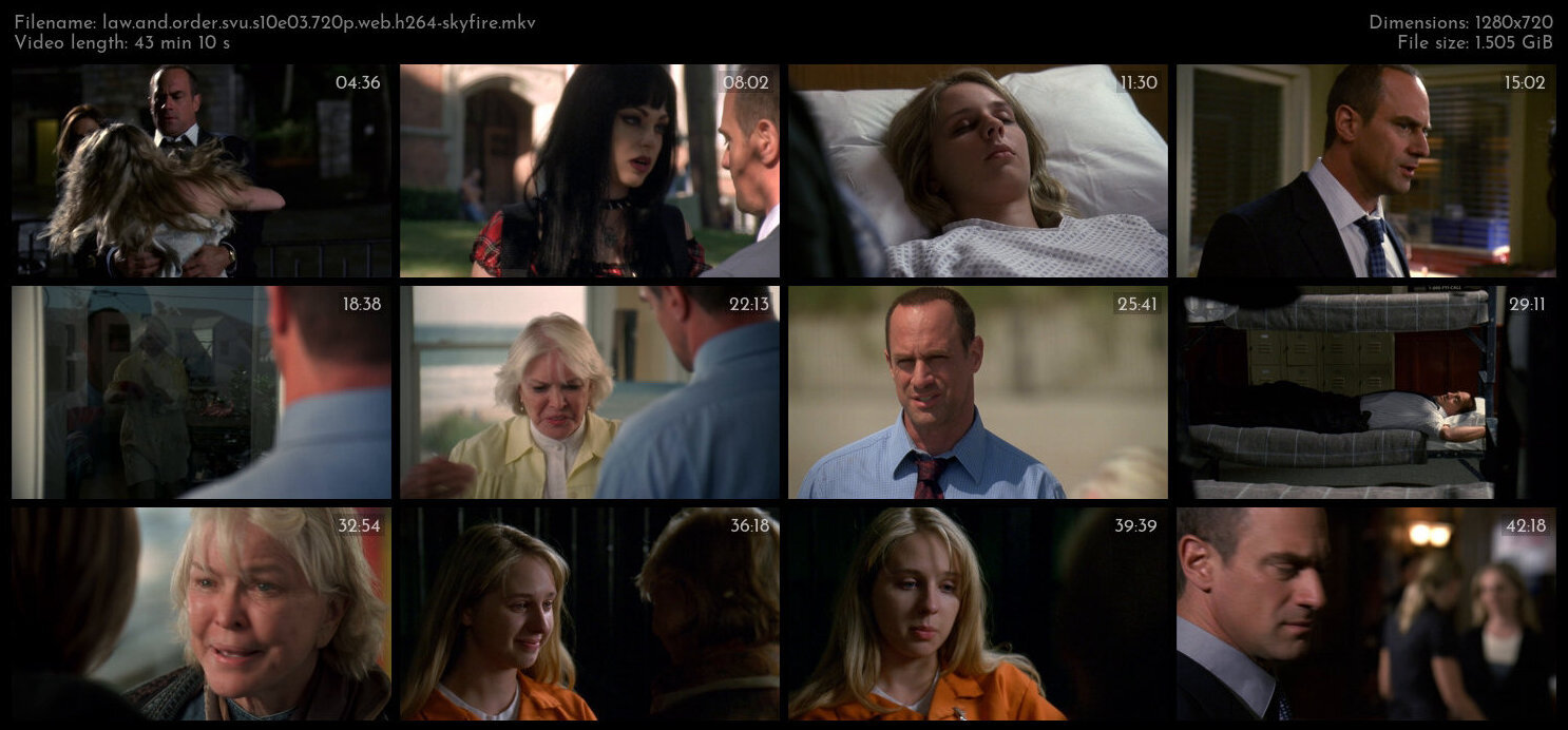 Law And Order SVU S10E03 720p WEB H264 SKYFiRE TGx