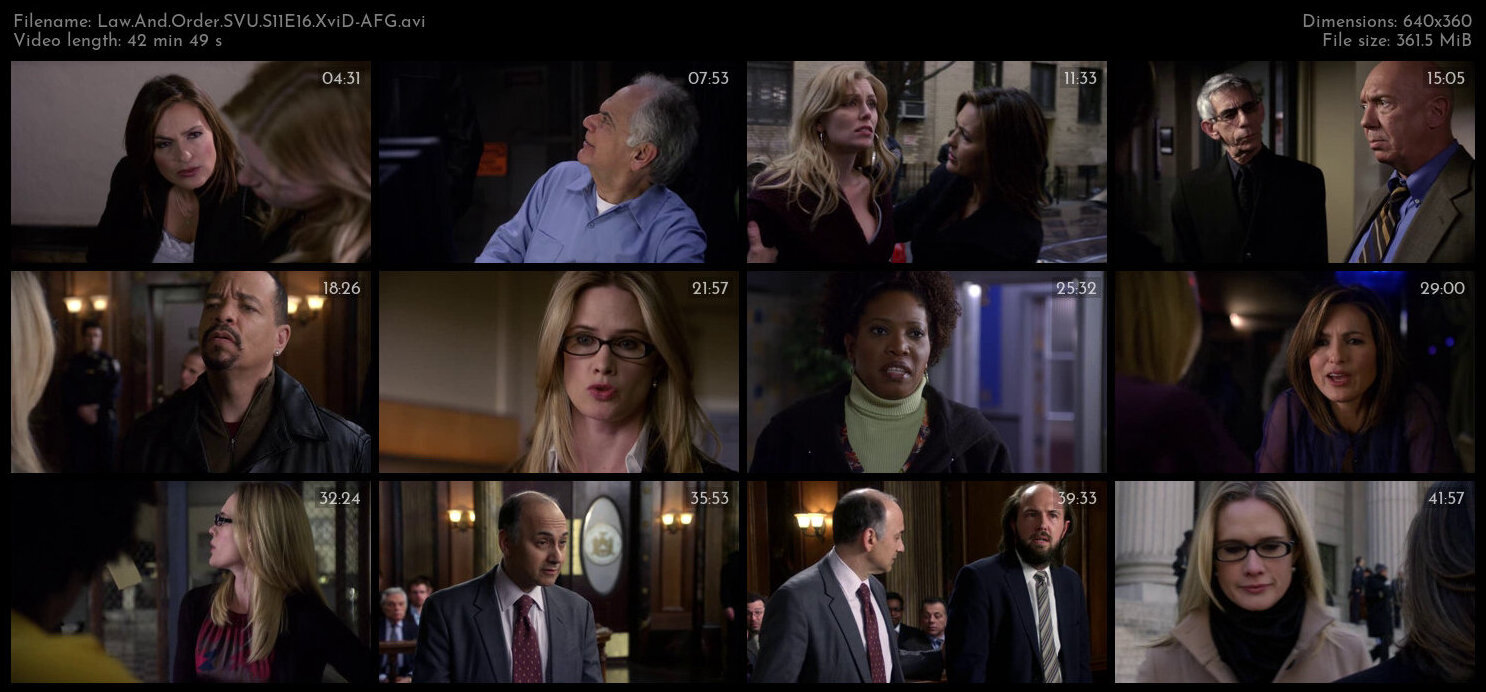 Law And Order SVU S11E16 XviD AFG TGx