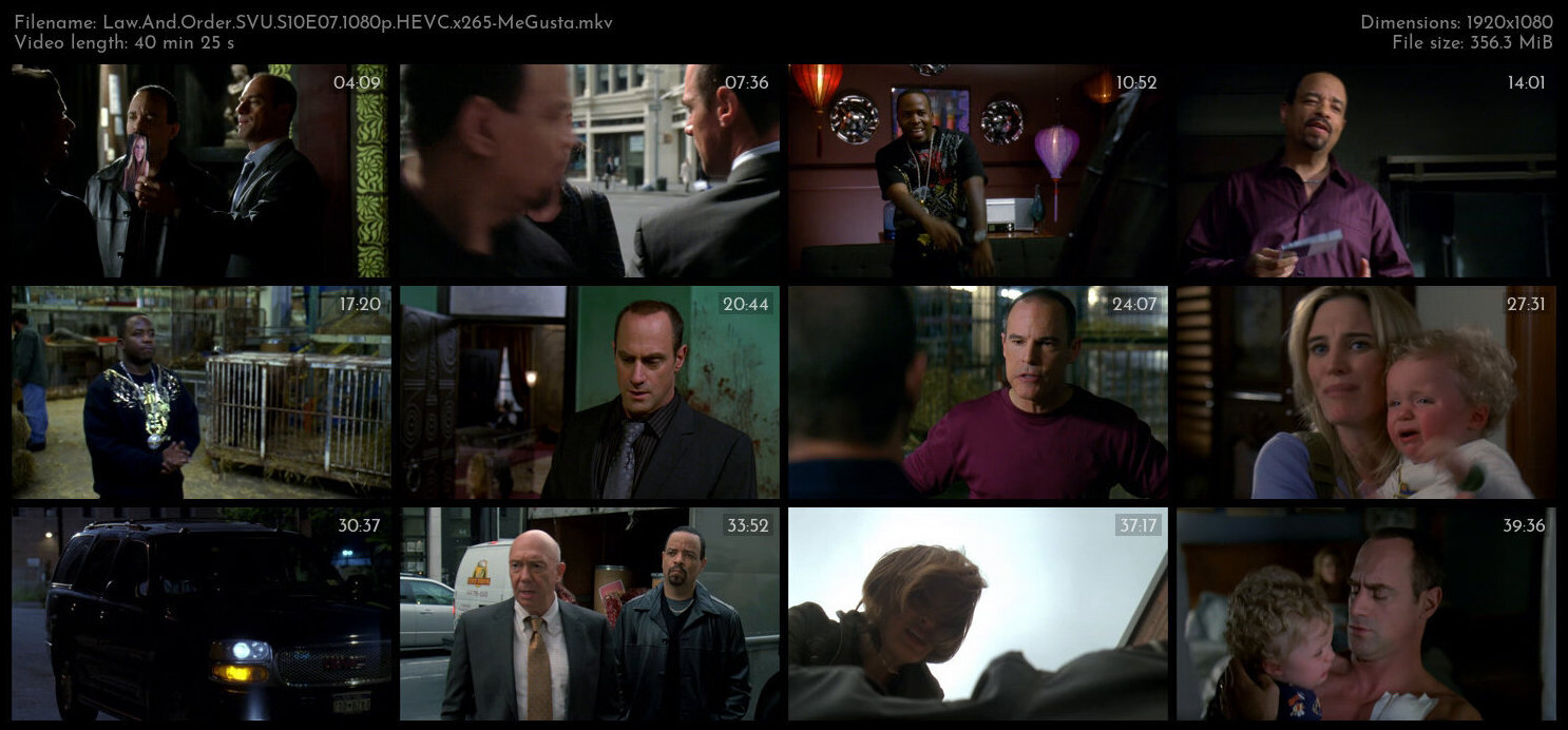 Law And Order SVU S10E07 1080p HEVC x265 MeGusta TGx