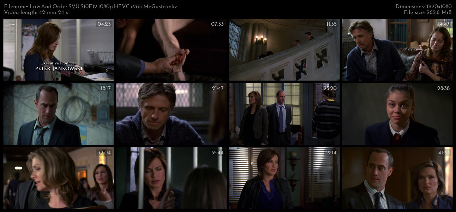 Law And Order SVU S10E12 1080p HEVC x265 MeGusta TGx