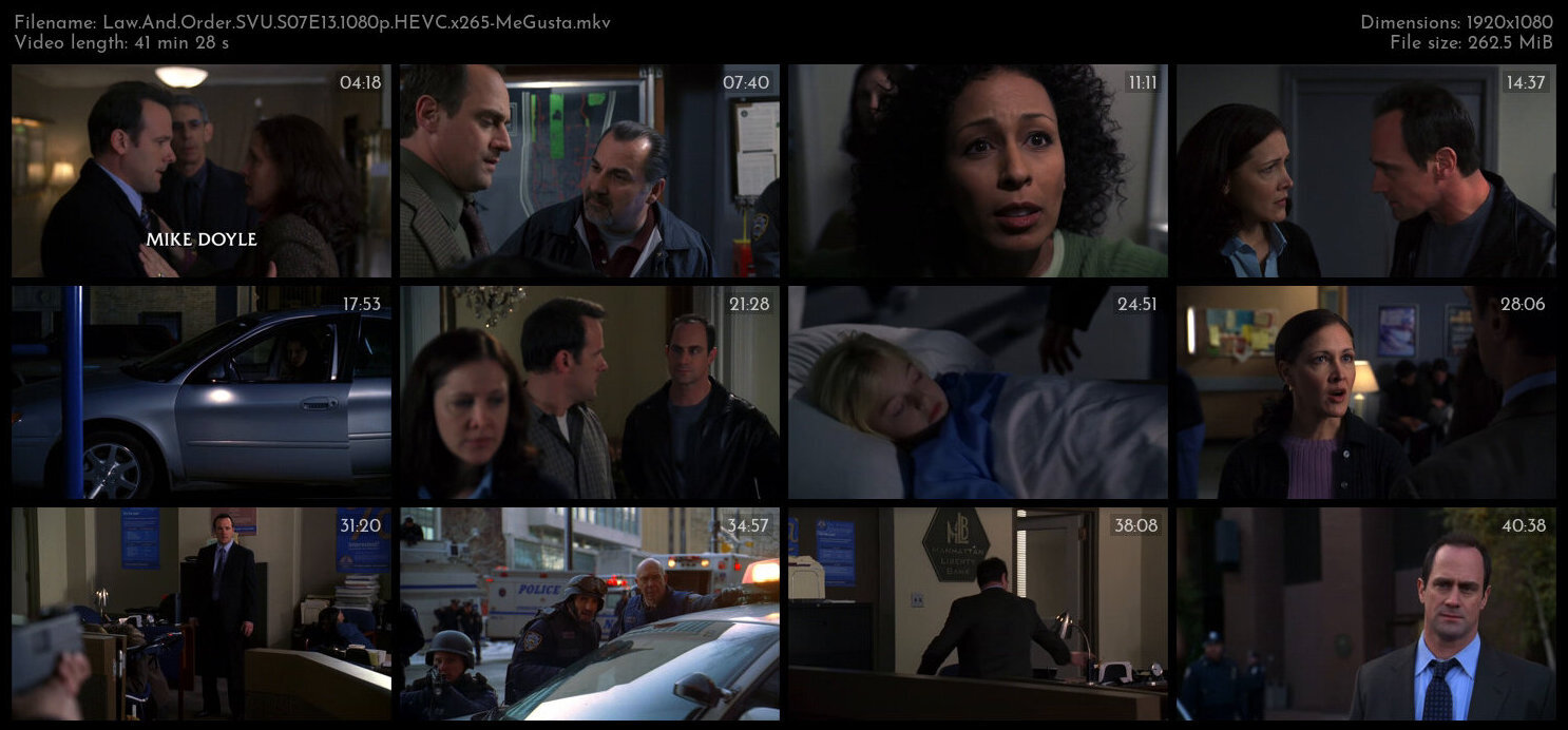 Law And Order SVU S07E13 1080p HEVC x265 MeGusta TGx