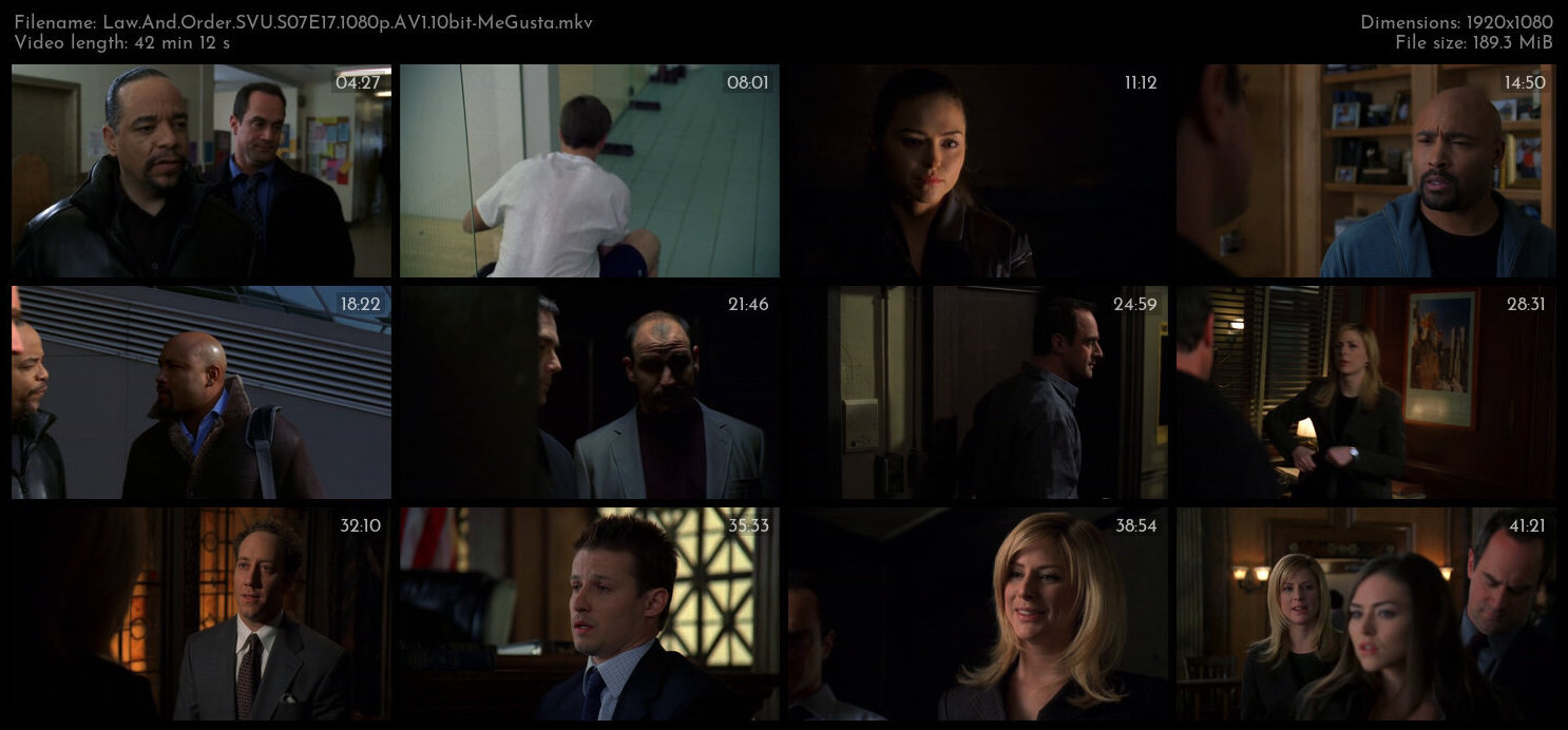 Law And Order SVU S07E17 1080p AV1 10bit MeGusta TGx