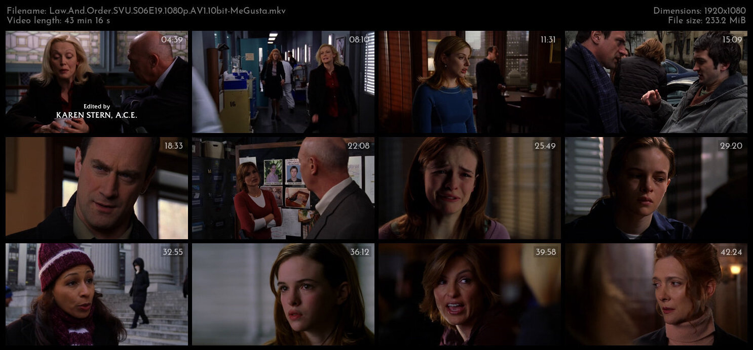 Law And Order SVU S06E19 1080p AV1 10bit MeGusta TGx