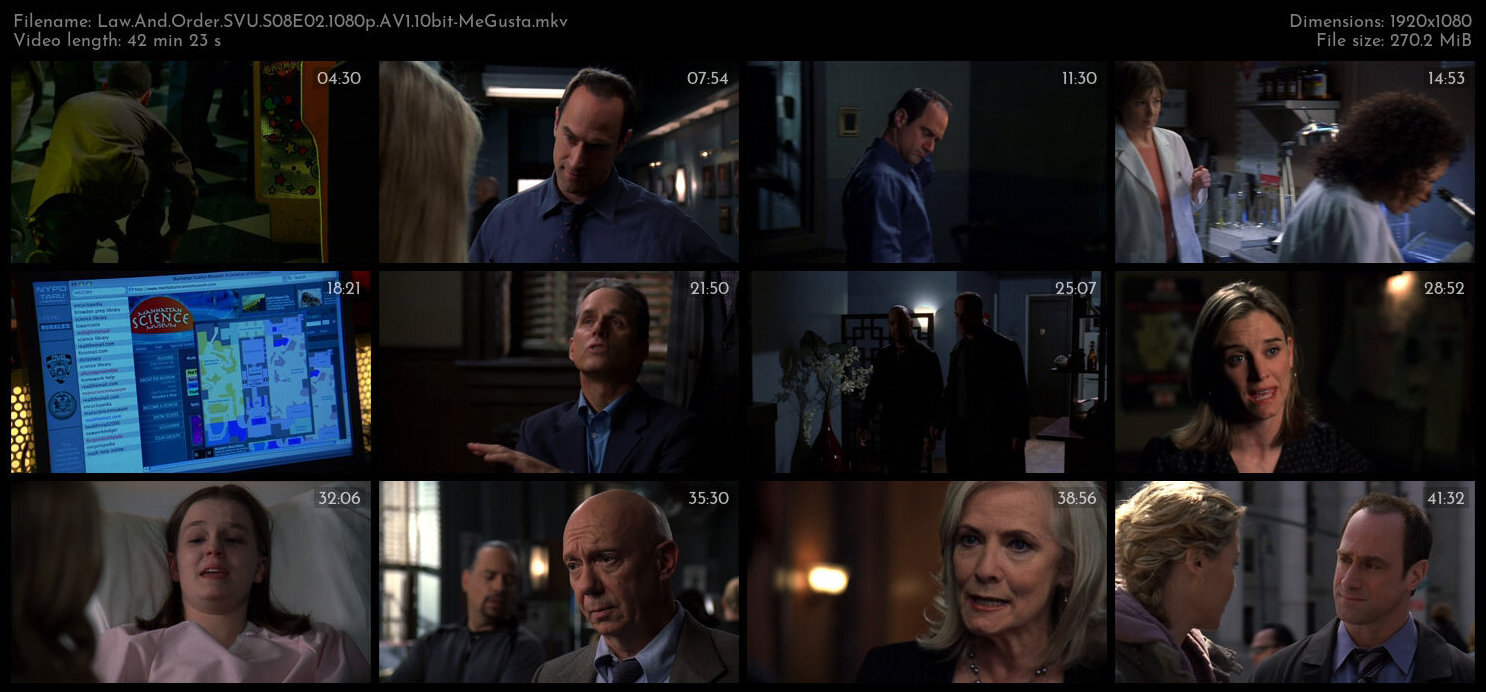 Law And Order SVU S08E02 1080p AV1 10bit MeGusta TGx