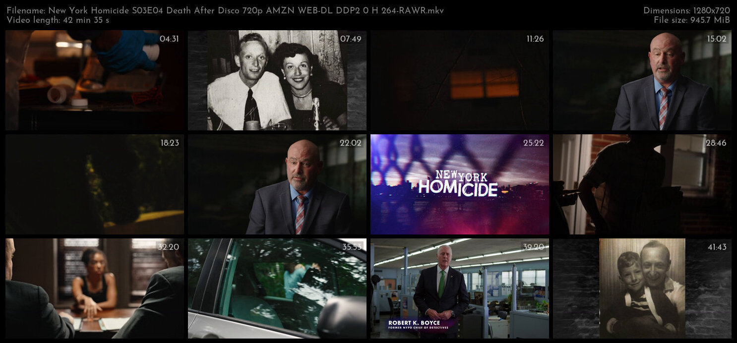 New York Homicide S03E04 Death After Disco 720p AMZN WEB DL DDP2 0 H 264 RAWR TGx