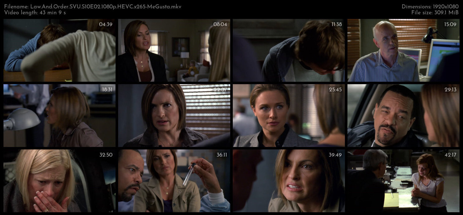 Law And Order SVU S10E02 1080p HEVC x265 MeGusta TGx