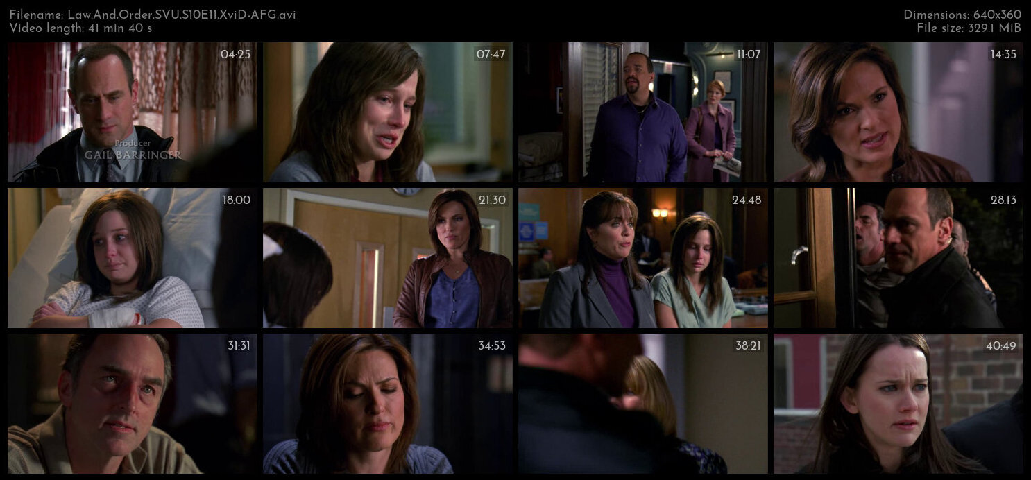 Law And Order SVU S10E11 XviD AFG TGx