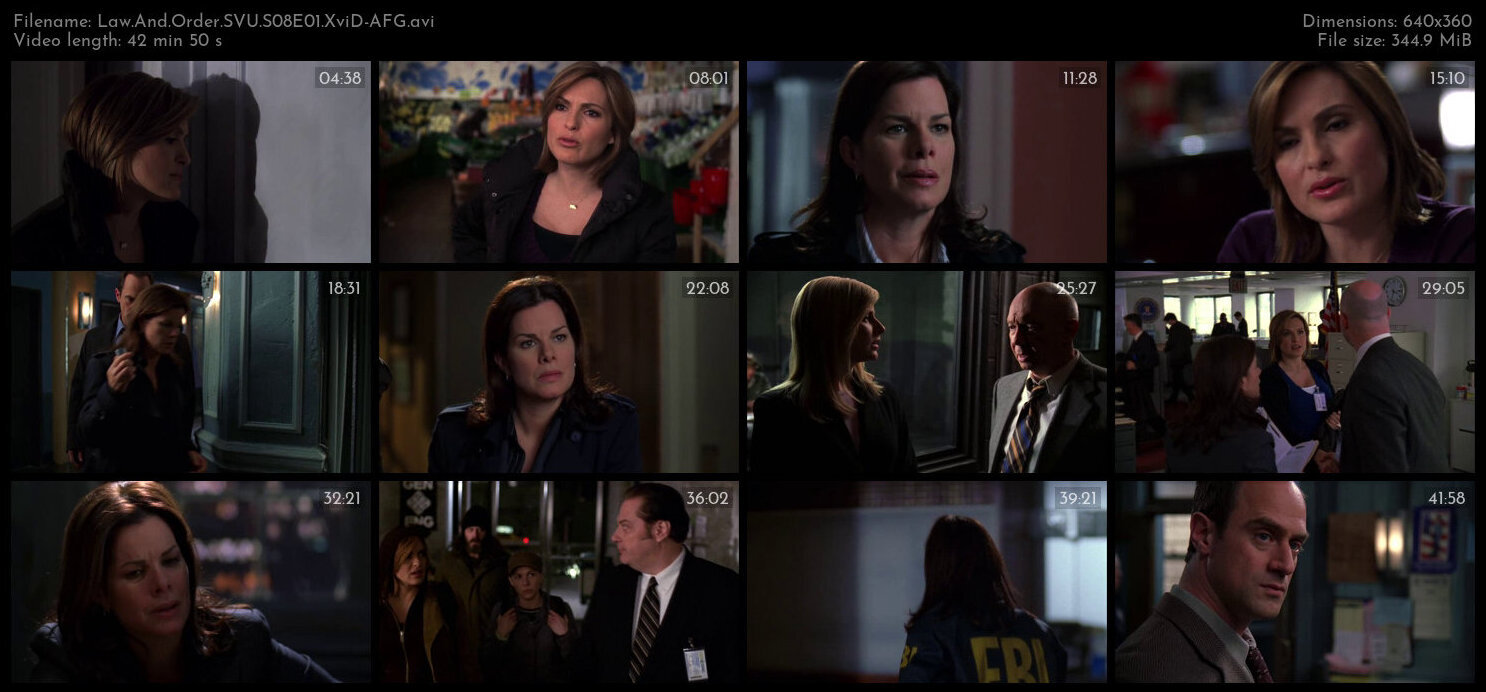 Law And Order SVU S08E01 XviD AFG TGx