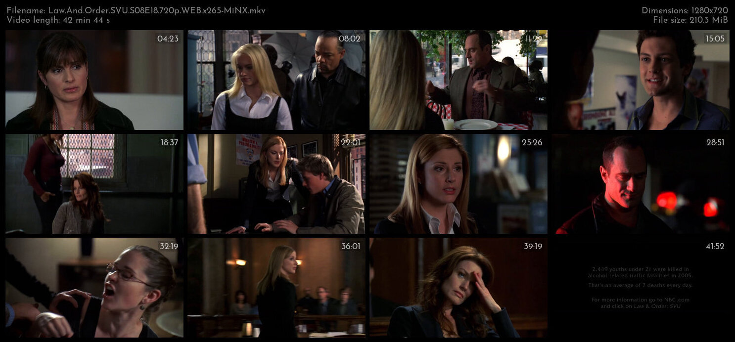 Law And Order SVU S08E18 720p WEB x265 MiNX TGx