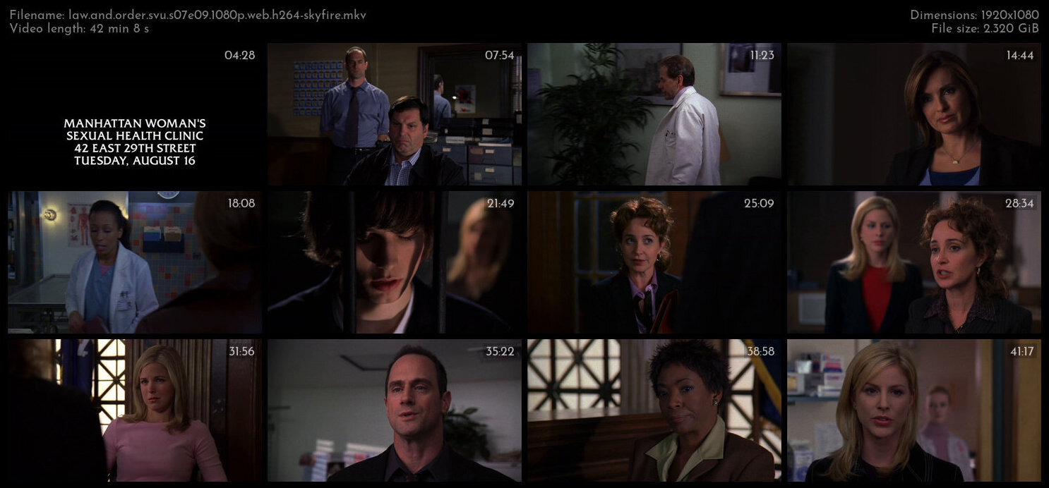 Law And Order SVU S07E09 1080p WEB H264 SKYFiRE TGx