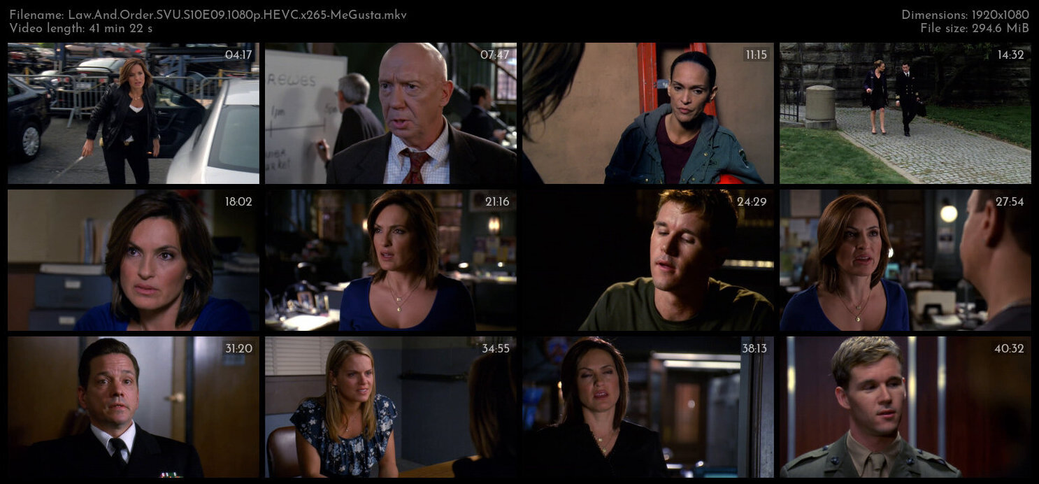 Law And Order SVU S10E09 1080p HEVC x265 MeGusta TGx