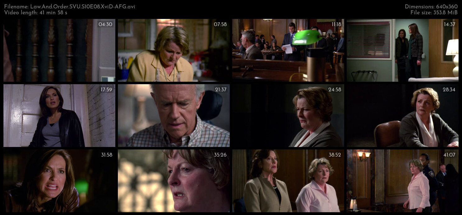 Law And Order SVU S10E08 XviD AFG TGx