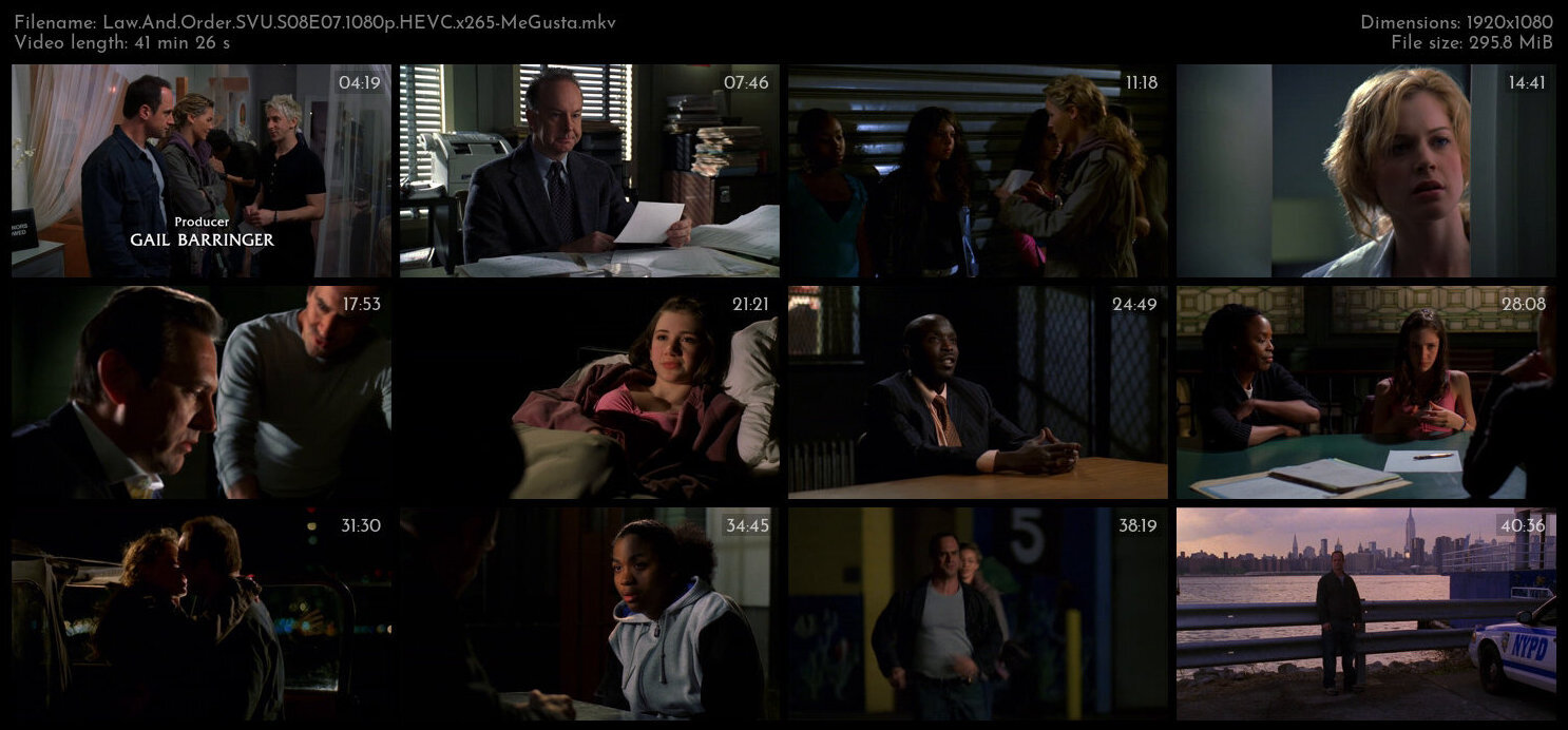 Law And Order SVU S08E07 1080p HEVC x265 MeGusta TGx