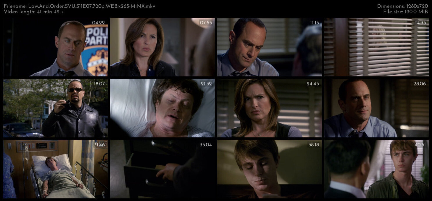 Law And Order SVU S11E07 720p WEB x265 MiNX TGx