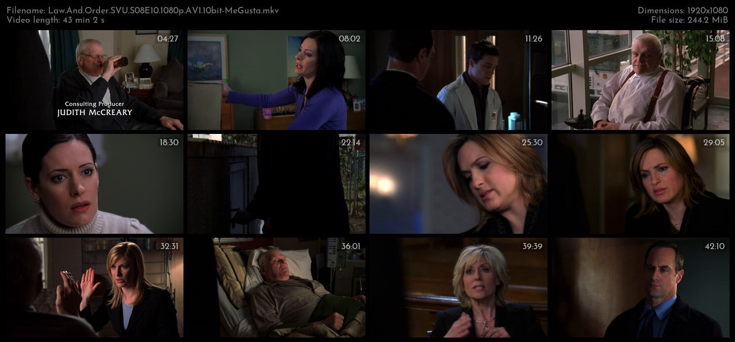 Law And Order SVU S08E10 1080p AV1 10bit MeGusta TGx