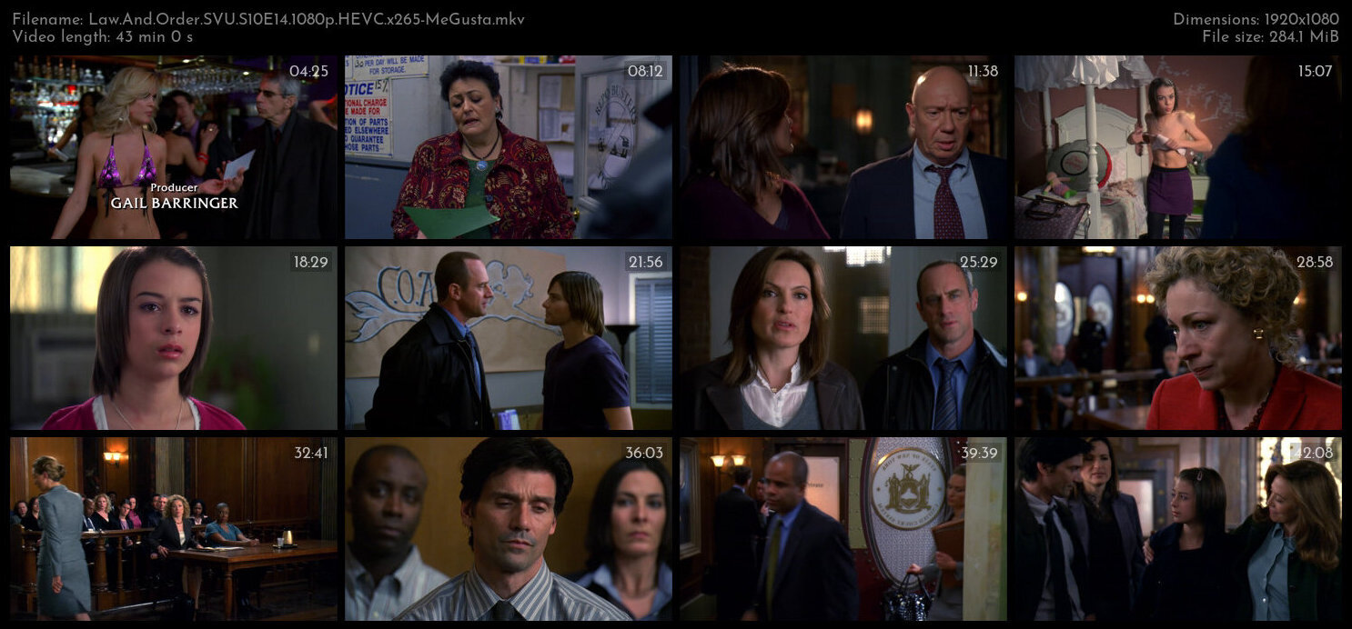 Law And Order SVU S10E14 1080p HEVC x265 MeGusta TGx