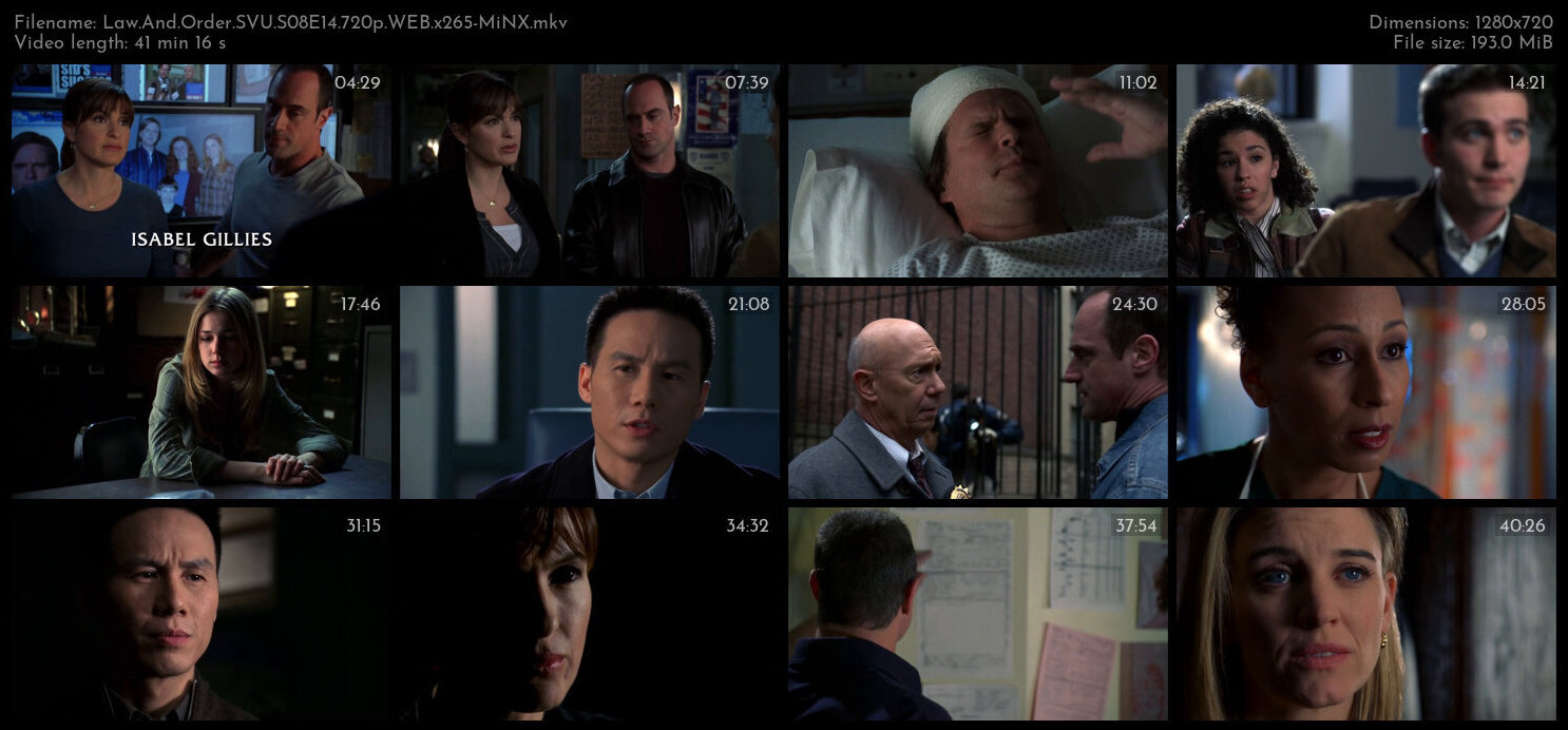 Law And Order SVU S08E14 720p WEB x265 MiNX TGx