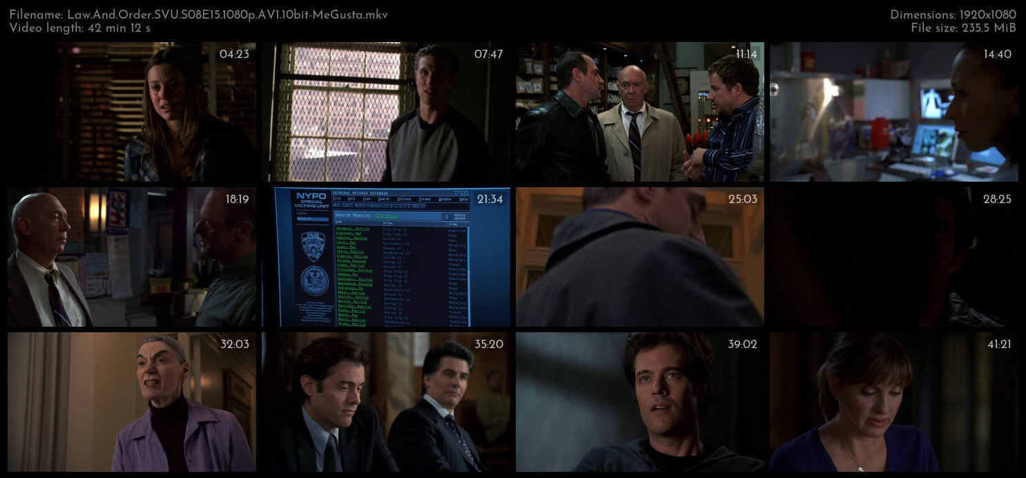 Law And Order SVU S08E15 1080p AV1 10bit MeGusta TGx