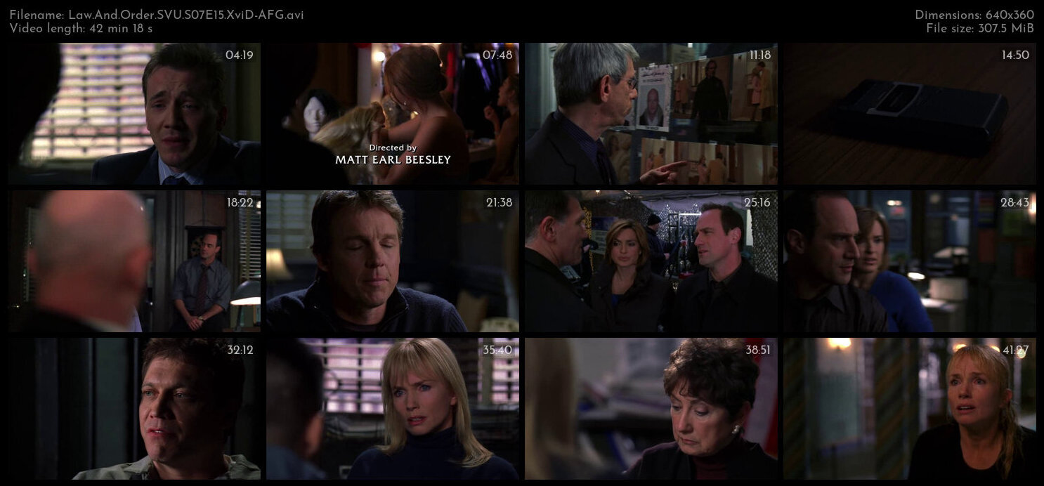 Law And Order SVU S07E15 XviD AFG TGx