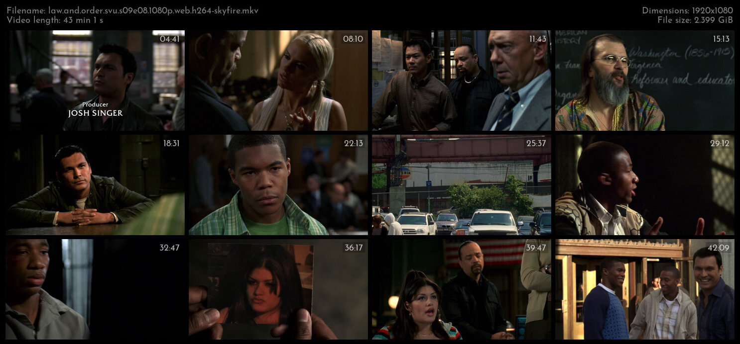 Law And Order SVU S09E08 1080p WEB H264 SKYFiRE TGx