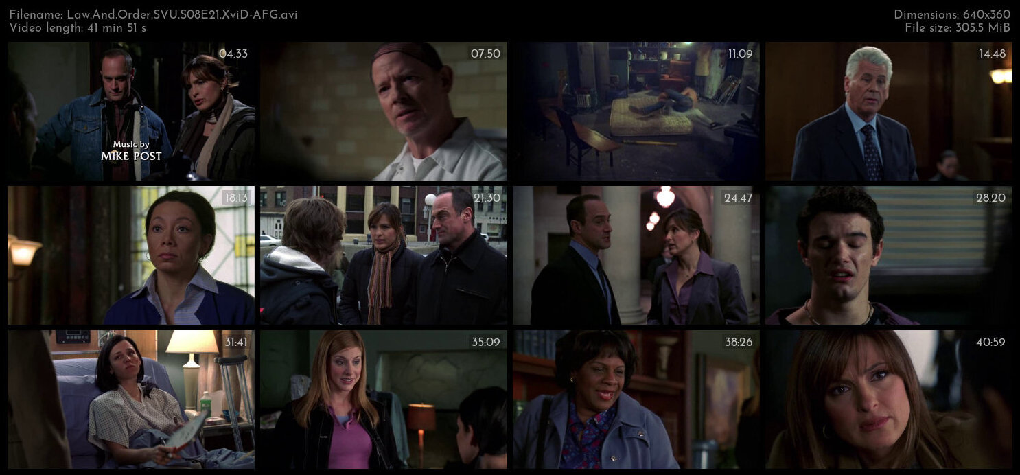 Law And Order SVU S08E21 XviD AFG TGx