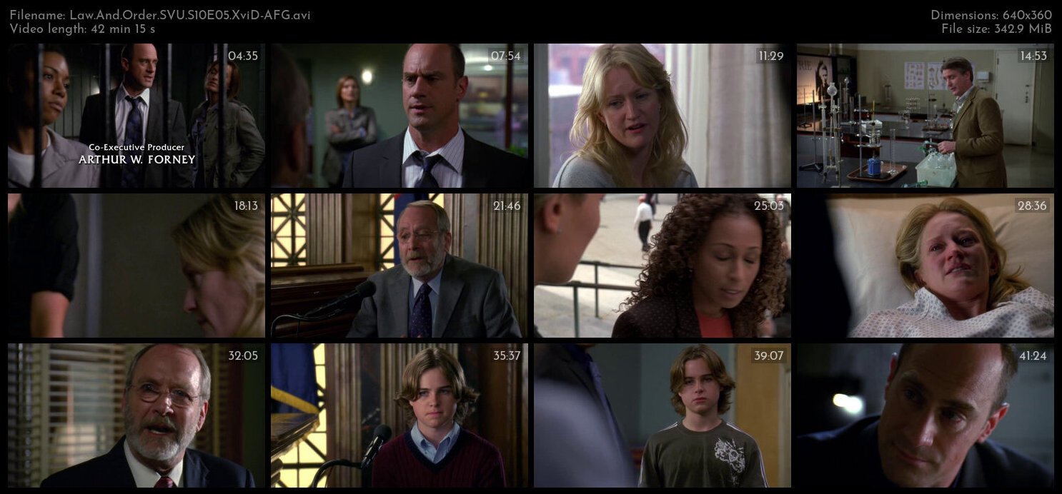 Law And Order SVU S10E05 XviD AFG TGx