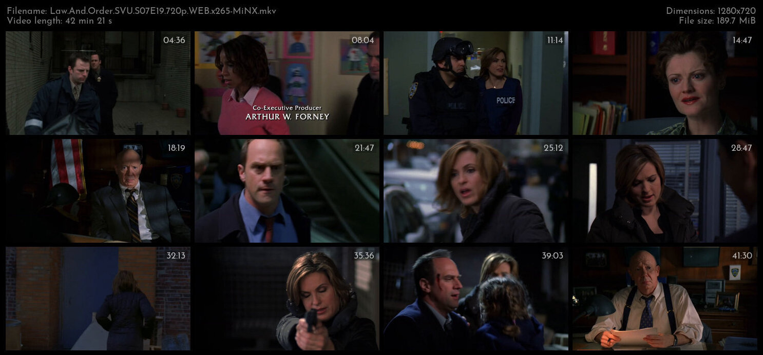 Law And Order SVU S07E19 720p WEB x265 MiNX TGx