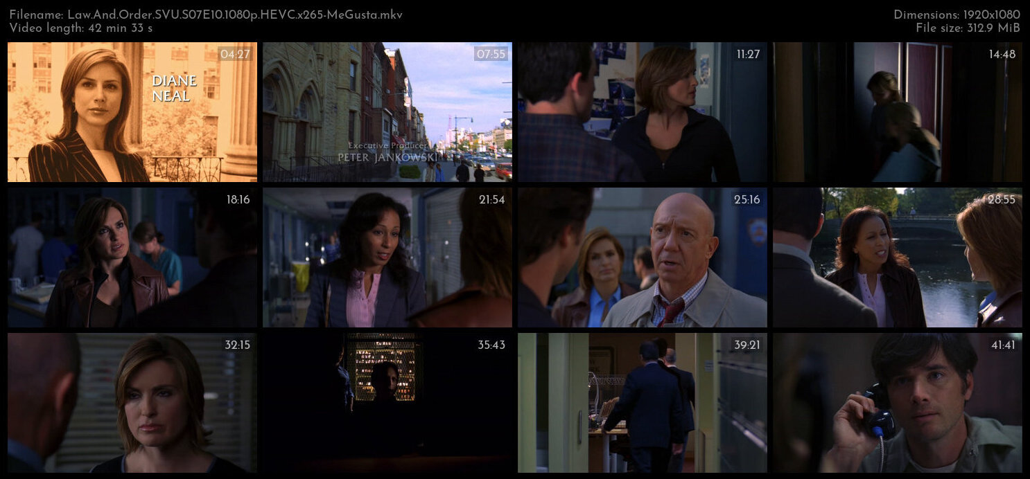 Law And Order SVU S07E10 1080p HEVC x265 MeGusta TGx