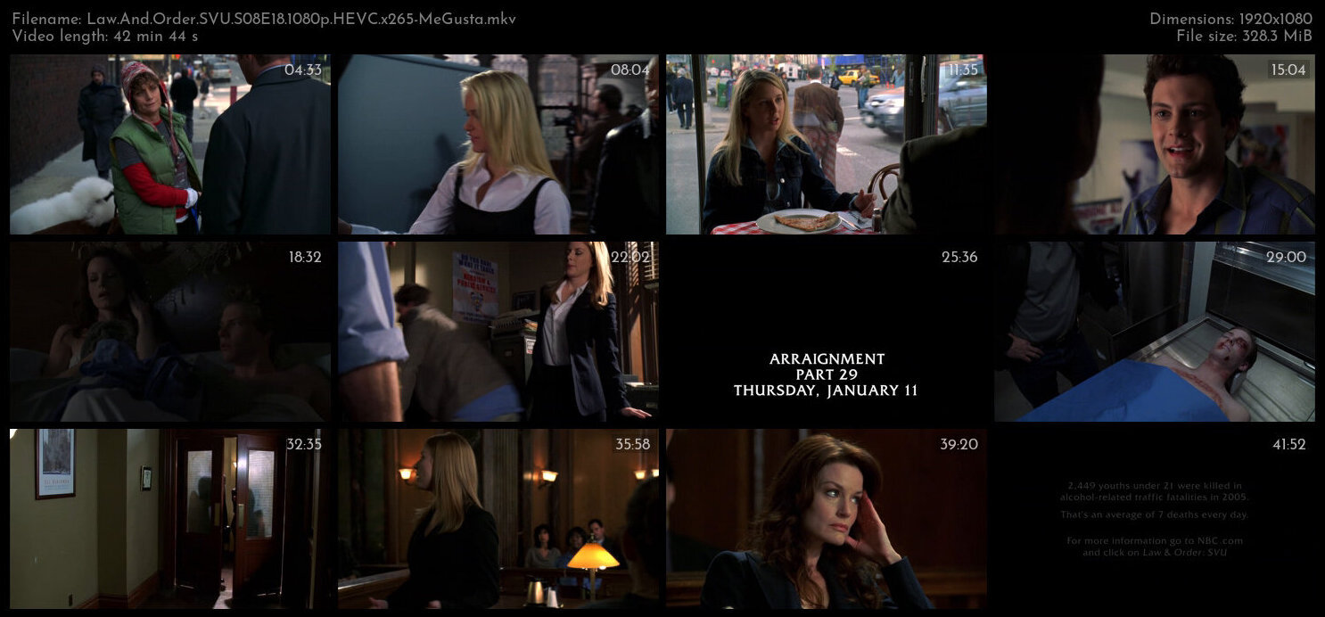 Law And Order SVU S08E18 1080p HEVC x265 MeGusta TGx