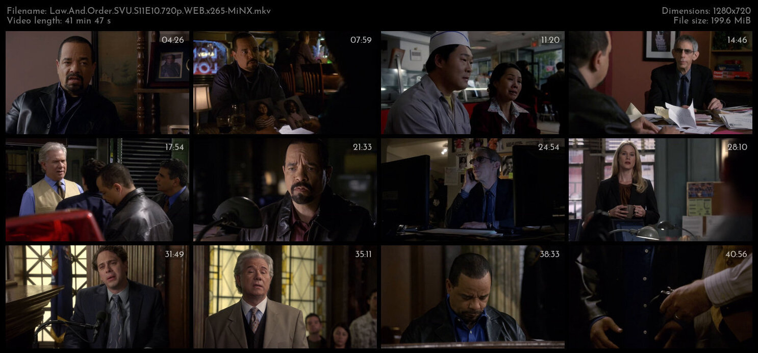 Law And Order SVU S11E10 720p WEB x265 MiNX TGx