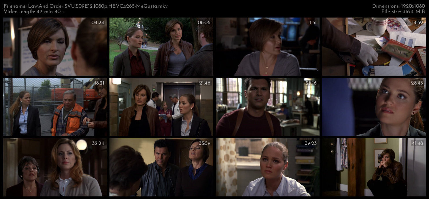 Law And Order SVU S09E12 1080p HEVC x265 MeGusta TGx