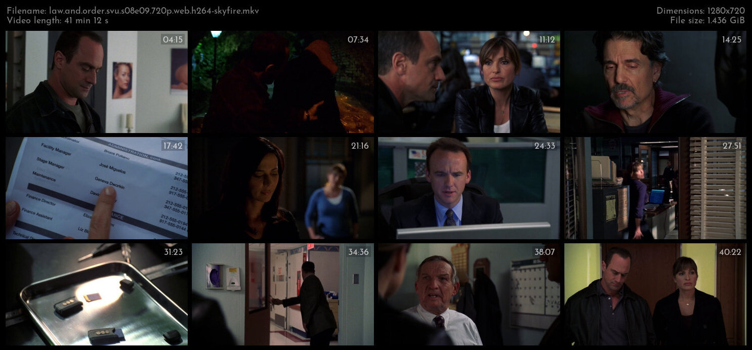 Law And Order SVU S08E09 720p WEB H264 SKYFiRE TGx