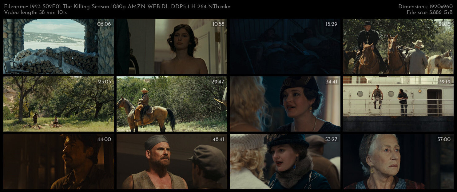 1923 S02E01 The Killing Season 1080p AMZN WEB DL DDP5 1 H 264 NTb TGx