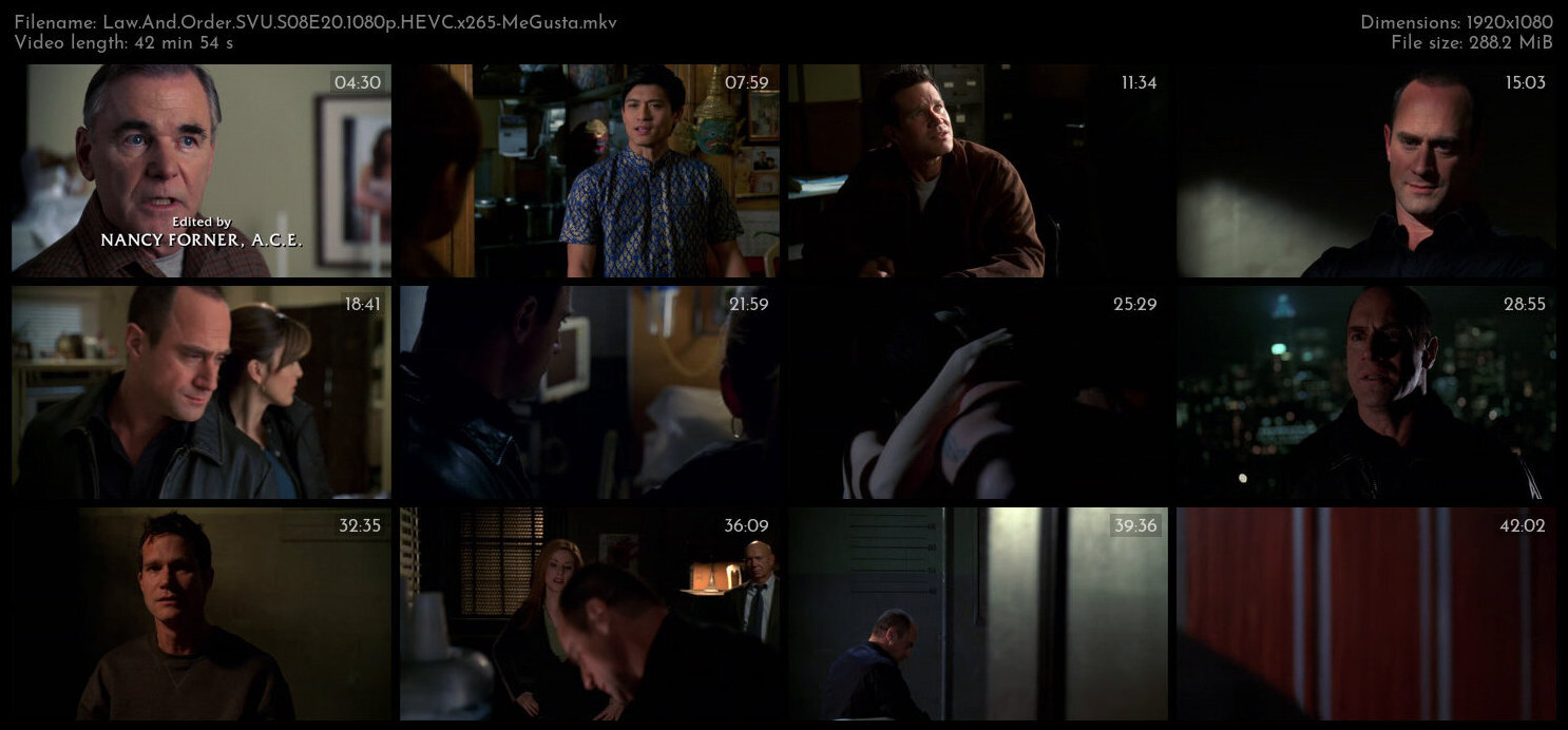 Law And Order SVU S08E20 1080p HEVC x265 MeGusta TGx