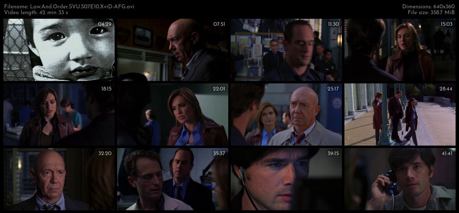 Law And Order SVU S07E10 XviD AFG TGx